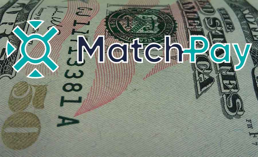 MatchPay logo over a $50 bill