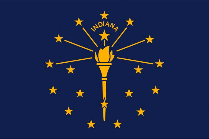 Indiana flag icon